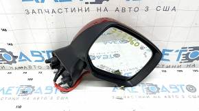 Зеркало боковое правое в сборе Subaru Forester 17-18 SJ 11 пинов, подогрев, BSM, красное