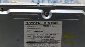 Дисплей радио дисковод проигрыватель Toyota Camry v55 15-17 usa царапины