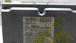 Дисплей радио дисковод проигрыватель навигация Toyota Camry v55 15-17 usa царапины