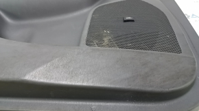 Garnitura portiere fata stanga Toyota Prius V 12-14 gri inchis, insert piele gri inchis, pentru difuzoare JBL, zgarieturi