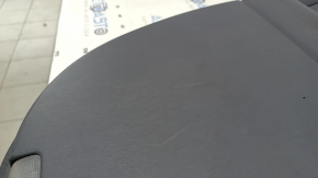 Garnitura portiere fata stanga Toyota Prius V 12-14 gri inchis, insert piele gri inchis, pentru difuzoare JBL, zgarieturi