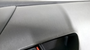 Garnitura portiere fata stanga Toyota Prius V 12-14 gri inchis, insert piele gri inchis, pentru difuzoare JBL, zgarieturi