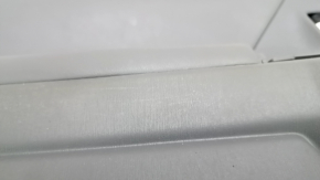 Garnitura portiere fata stanga Toyota Prius V 12-14 gri inchis, insert piele gri inchis, pentru difuzoare JBL, zgarieturi
