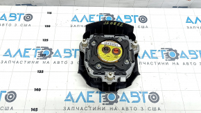 Подушка безопасности airbag в руль водительская Subaru Forester 17-18 SJ черная, царапины, ржавый пирапатрон