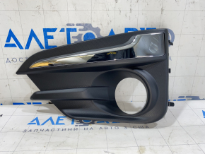 Решетка бампера левая Subaru Impreza 17-19 GK без EyeSight, под птф