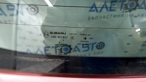 Дверь багажника голая со стеклом Subaru Forester 14-18 SJ под спойлер, тонировка, красный H2Q