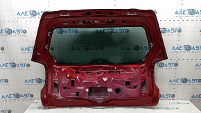 Дверь багажника голая со стеклом Subaru Forester 14-18 SJ под спойлер, тонировка, красный H2Q