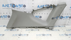 Накладка задней стойки левая Toyota Prius V 12-17 серая, 2 части, царапины, сломано крепления