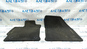 Set covorașe pentru Toyota Prius V 12-17 pânză neagră, pentru curățare