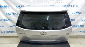Дверь багажника голая со стеклом Toyota Prius V 12-17 серебро 1F7, с молдингом и спойлером