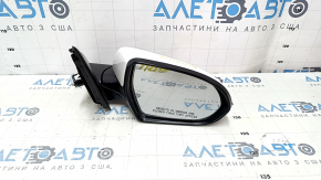 Зеркало боковое правое в сборе Kia Niro 17-22 3 пина, белое, царапины, песок