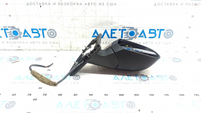 Зеркало боковое правое в сборе Nissan Leaf 13-17 5 пинов, подогрев, красный NAH