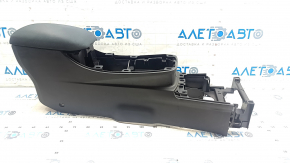 Консоль центральная подлокотник Nissan Leaf 13-17 ткань черная, под химчистку