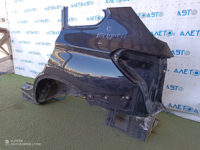 Четверть крыло задняя левая BMW X1 F48 16-22 черная, отпилена, тычки