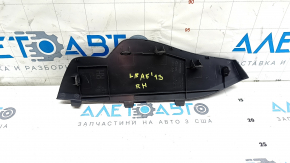Накладка торпеды боковая правая Nissan Leaf 13-17 черная