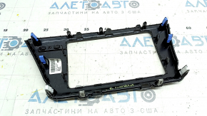 Cadrul monitorului panou frontal Kia Niro 17-19 HEV negru lucios, uzat