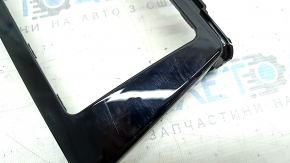 Cadrul monitorului panou frontal Kia Niro 17-19 HEV negru lucios, uzat