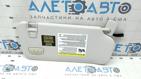 Козырек левый Ford Bronco Sport 21-26 без люка, серый с подсветкой и Home link, без крючка