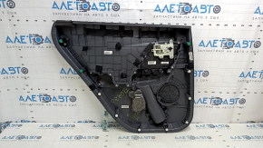 Garnitură portiere spate dreapta Kia Niro 17-22 HEV, gri PHEV, inserție gri mat, cotieră cauciuc, fără încălzire, zgârieturi