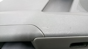 Garnitură portiere spate dreapta Kia Niro 17-22 HEV, gri PHEV, inserție gri mat, cotieră cauciuc, fără încălzire, zgârieturi