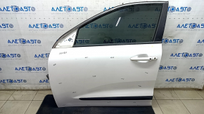 Дверь в сборе передняя левая Kia Niro 17-22 keyless, белый SWP, окрас 0.25-0.3, песок, царапины