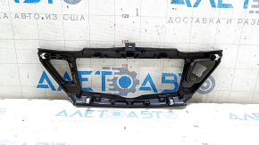 Накладка передней панели под управление дисплеем Nissan Pathfinder 13-20 черная