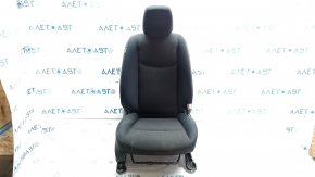 Пассажирское сидение Nissan Leaf 13-17 без airbag, подогрев, ткань черное, механическое