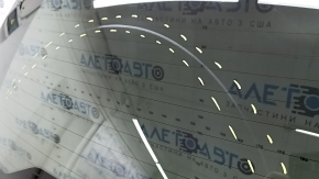 Ușă portbagaj goală cu sticlă Volvo XC90 16-22 colorată, grafit 492, denivelare, zgârieturi pe sticlă