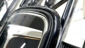 Решетка радиатора grill Honda Accord 23-26 в сборе, с эмблемой, под радар, песок, царапины