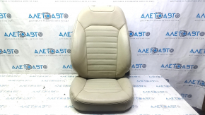 Tapițerie scaun șofer Ford Fusion mk5 13-16 piele bej, încălzită 