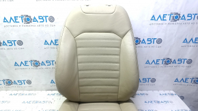 Обшивка пасажирского сидения Ford Fusion mk5 13-16 кожа беж, подогрев