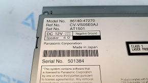 Монитор, дисплей, навигация Toyota Prius 50 16-18 без карточки, царапины