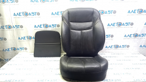 Set ornamente scaun șofer Nissan Murano z52 15-17, piele, neagră cu perforare