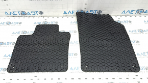 Комплект ковриков салона резина Volvo XC90 16-22 ToughPRO, под 3 ряда, черный