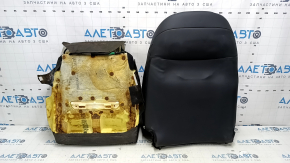 Обшивка водительского сидения Honda Accord 23-26 кожа, черная, перфорация, подогрев, под химчистку