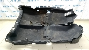 Покрытие пола Honda Accord 23- черное, накладка для отдыха ноги хром, под чистку