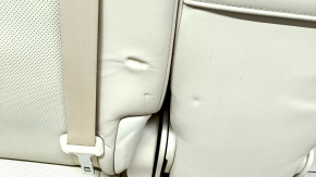 Rândul din spate de scaune Rândul 2 dreapta Lexus RX350 10-12 piele, bej, perforat, cu centură și cotieră, lovituri din piele