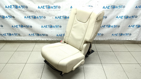 Задний ряд сидений 2 ряд левый Lexus RX350 RX450h 10-12 кожа, бежевый, без airbag, перфорация, примятости кожи, ржавчина