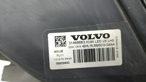 Фара передняя левая в сборе Volvo XC90 16-17 LED, песок, паутинка