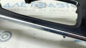 Накладка центральной консоли верхняя Volvo XC90 16-22 T5, T6, черный глянец, царапины