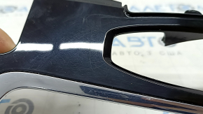 Накладка центральной консоли верхняя Volvo XC90 16-22 T5, T6, черный глянец, царапины