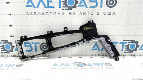 Накладка центральной консоли верхняя Volvo XC90 16-22 T5, T6, черный глянец, царапины