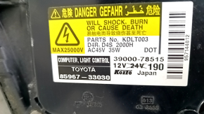 Фара передняя правая в сборе Lexus RX450h 10-12 дорест, ксенон, под полировку, царапины