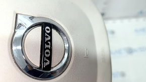 Подушка безопасности airbag в руль водительская Volvo XC90 16-23 серая, царапины, полез хром