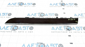 Decorat panou frontal dreapta Volvo XC90 16-23 lemn, lucios, cu iluminare din spate