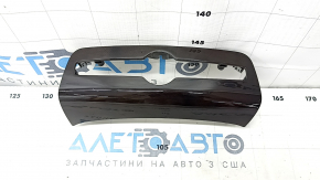 Накладка передней панели центральная нижняя Volvo XC90 16-23 под дерево береза, глянец, царапины