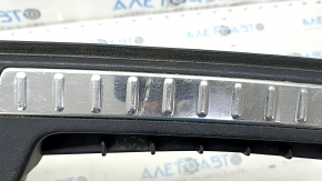 Garnitură neagră pentru deschiderea portbagajului Volvo XC90 16-19 cu inserții metalice, zgârieturi