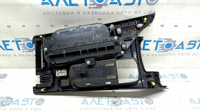 Накладка на центральную консоль под красное дерево подстаканник Lexus RX350 RX450h 10-12 темно-коричневый, под джойстик, царапины