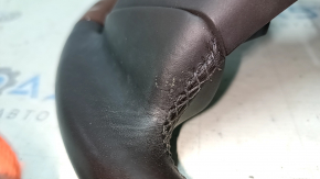 Руль голый Lexus RX350 RX450h 10-12 дорест, серая кожа, с темным деревом, протерта кожа, царапины