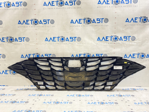 Решетка радиатора grill Hyundai Sonata 20-22 SEL, SEL Plus, Limited без парктроников, без камеры